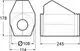 Technische Zeichnung: TA Wärme- und Kältedämmung für STAF/STAF-SG/STAF-R, DN 50, Abmessungen 178 x 114 x 245 mm, Durchmesser 108 mm.